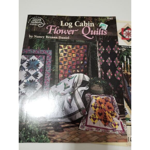 Log cabin quilting/quilts from the boonelick trail item no. 424 - Picture 1 of 6